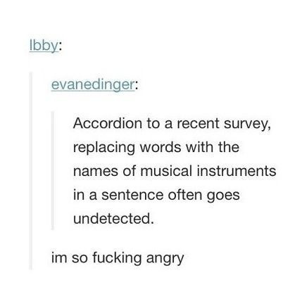 Accordion to a recent survey, this joke slaps - meme