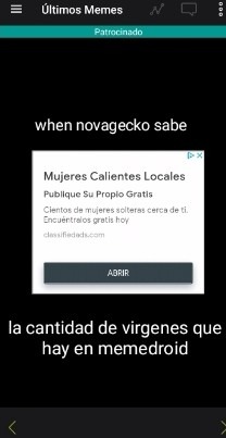 Novagecko sabe que tu eres virgen - meme