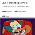 Sharing Passwords.