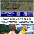 Final Fantasy hace 20 años