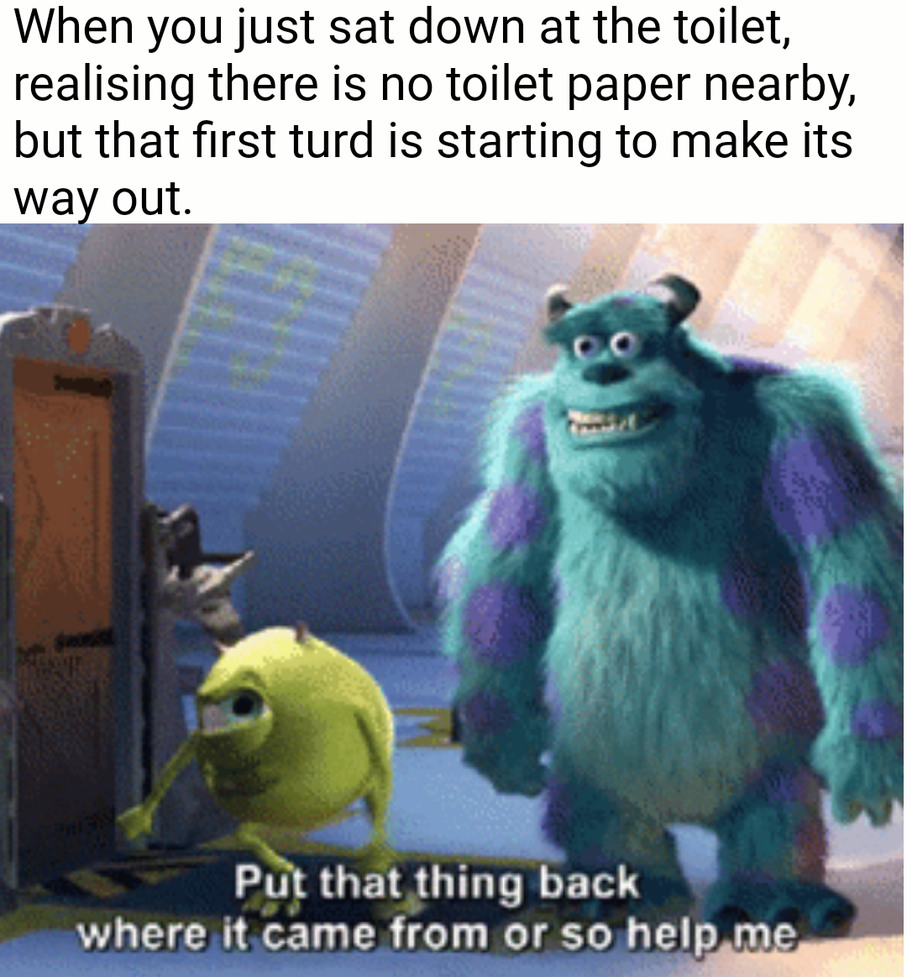 Toilet paper.. Don't forget toilet paper - meme