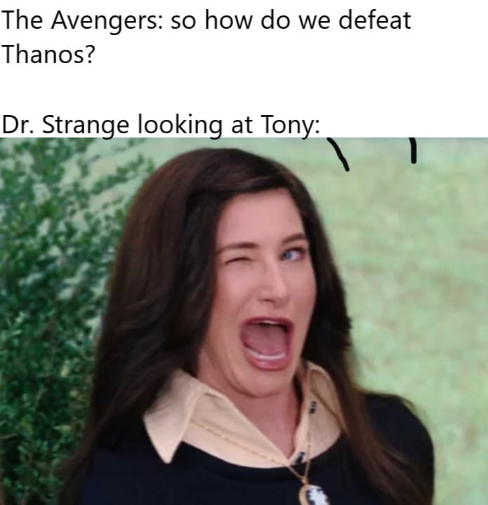 So how do you defeat Thanos? - meme