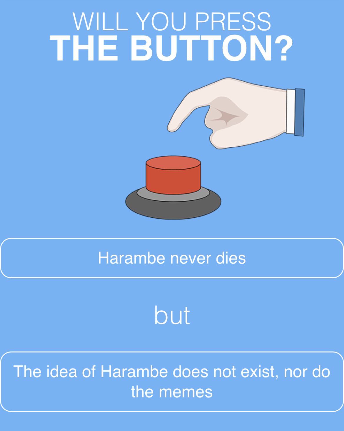 Harmabe is not just a gorilla - meme
