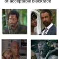 Acceptable blackface