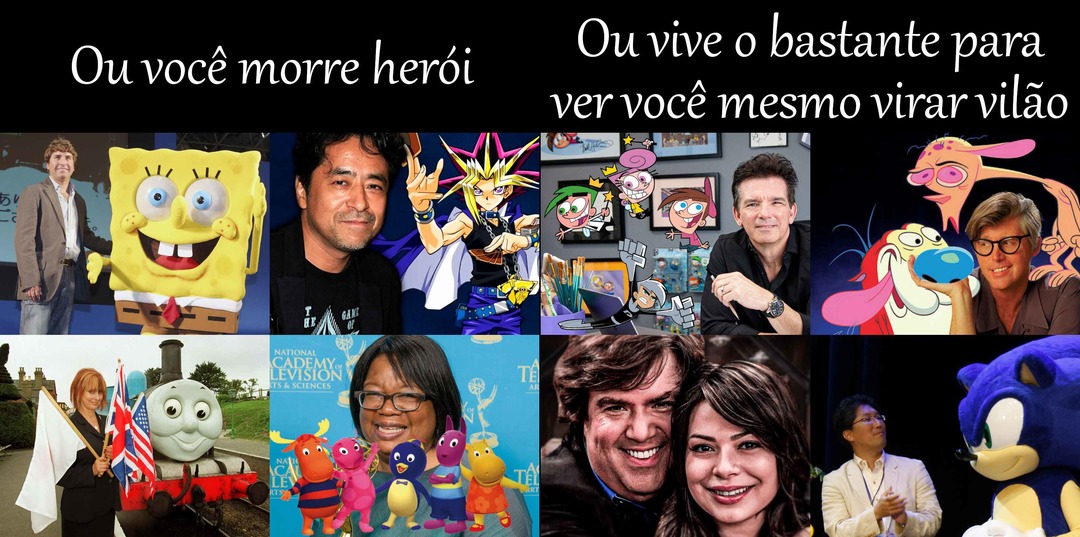 Ou você morre herói, ou vive o bastante para ver você mesmo virar vilão - meme