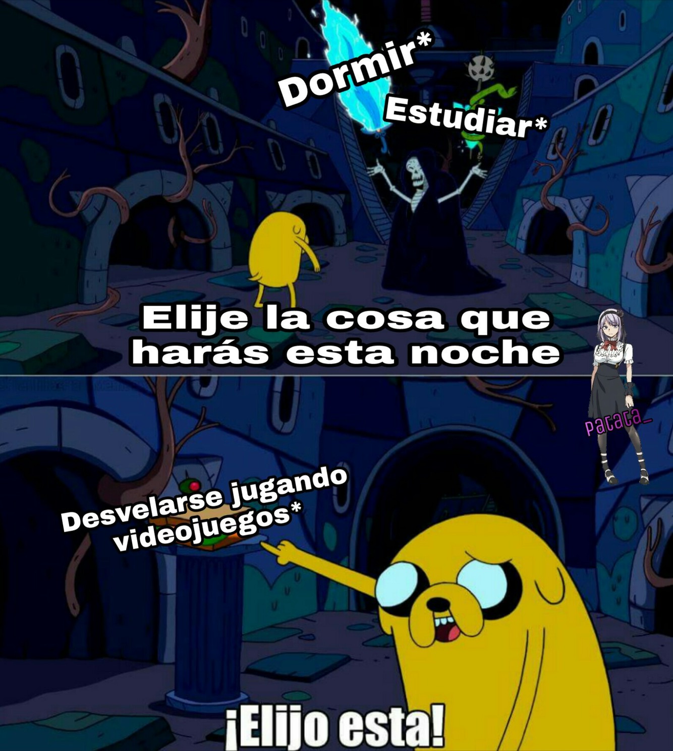 ay que triste estoy - meme