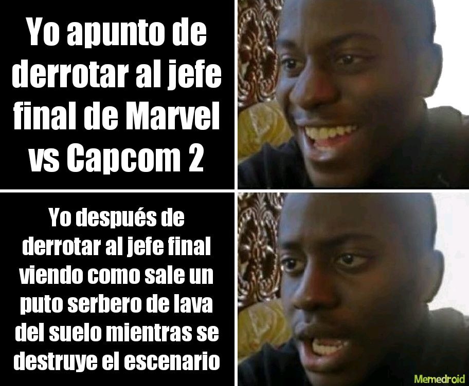 Pero antes enfrentarlo te faltas 2  fases antes de esa - meme