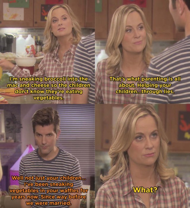 Deleted scene from Parks and Rec - meme