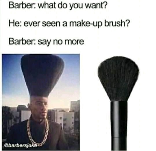Barberman why  - meme