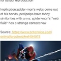 Spider-man’s “webbing”