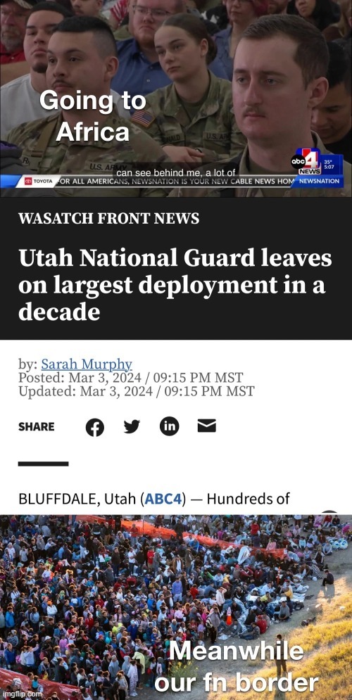 Utah National Guard leaves on largest deployment in a decade - meme