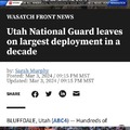 Utah National Guard leaves on largest deployment in a decade