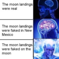 The moon is made of cheese
