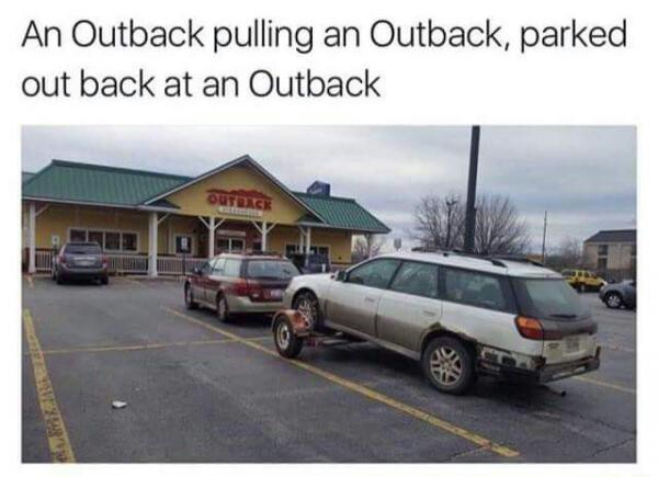 It's hard out here for a outback - meme