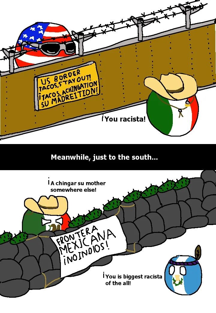 Mexicoball can into racist - meme