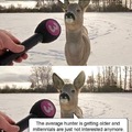 Nice interview with a deer