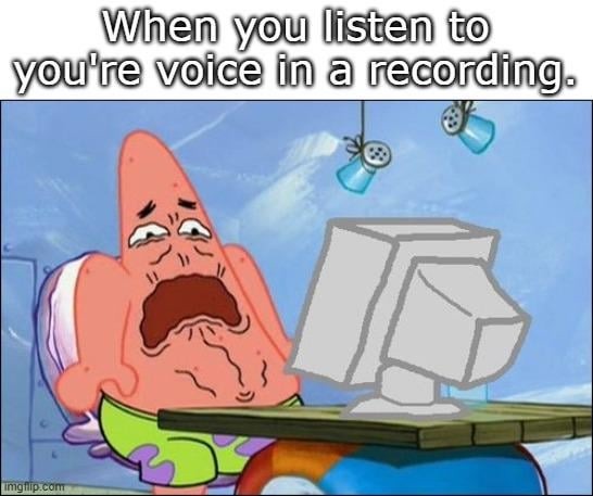 Voice recording meme