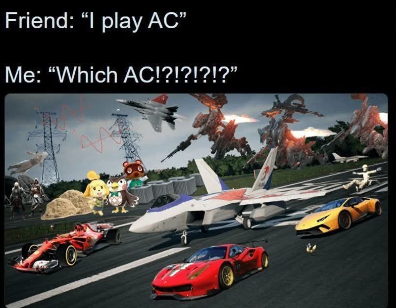 dongs in an AC - meme