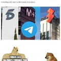 Meme de la suspensión a Telegram en España