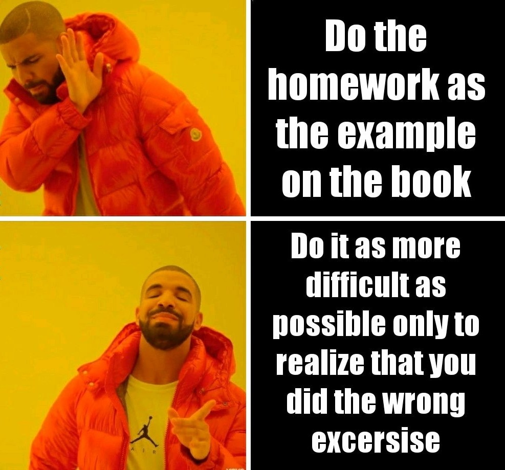 Homework - meme