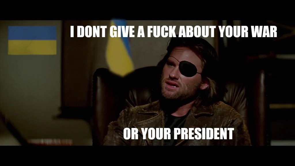Escape From Ukraine - meme