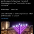 Hanukkah 2023 in London