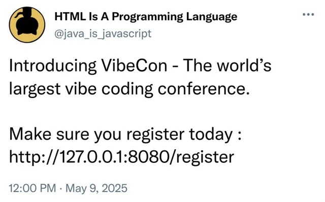 vibe coding be damned - meme