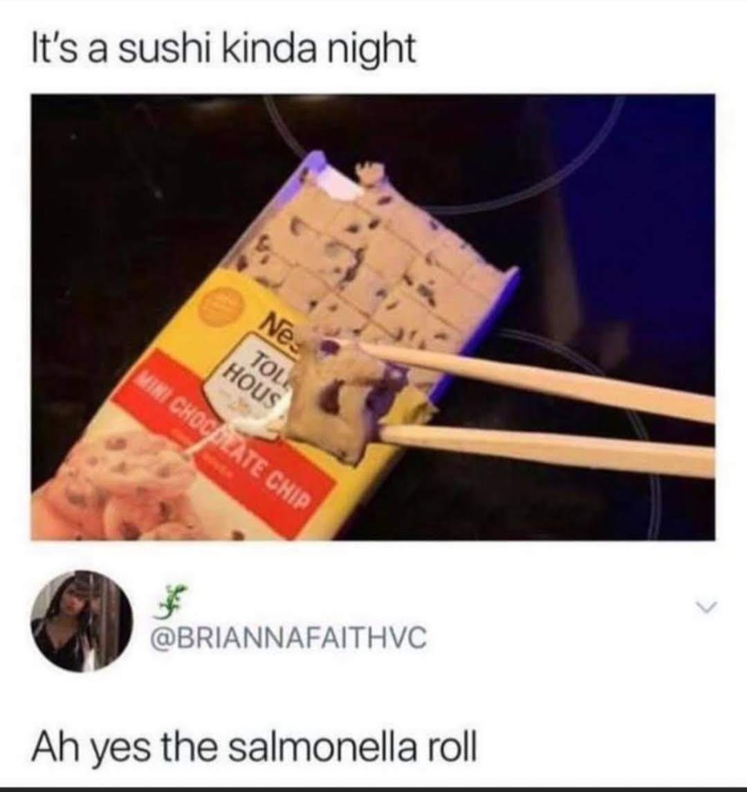 Mmmm sushi - meme