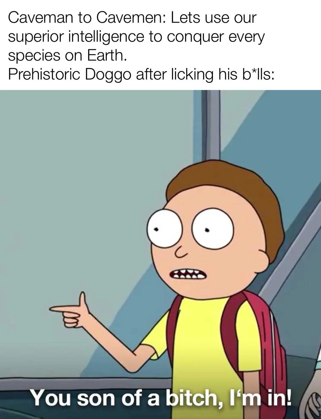 Prehistoric doggo - meme