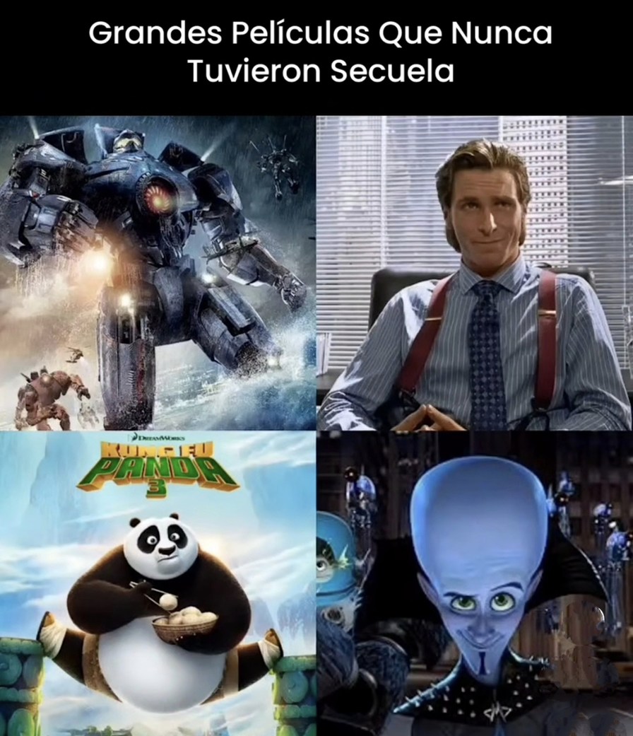 Películas épicas que se quedaron sin secuela y dolió - meme