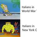 Italians in World War Two vs Italians in New York