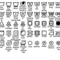 Washing machine symbols