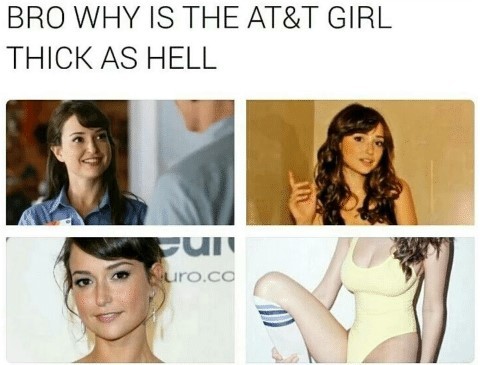 AT&T network is hella thicc, I get coverage everywhere - meme