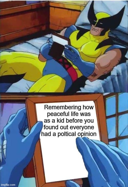 Before politics ruined family BBQs - meme