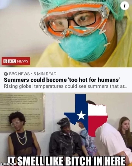 Summer will become too hot for humans - meme