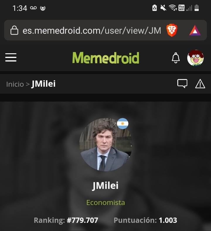 Pero si es Milei :lol: - meme