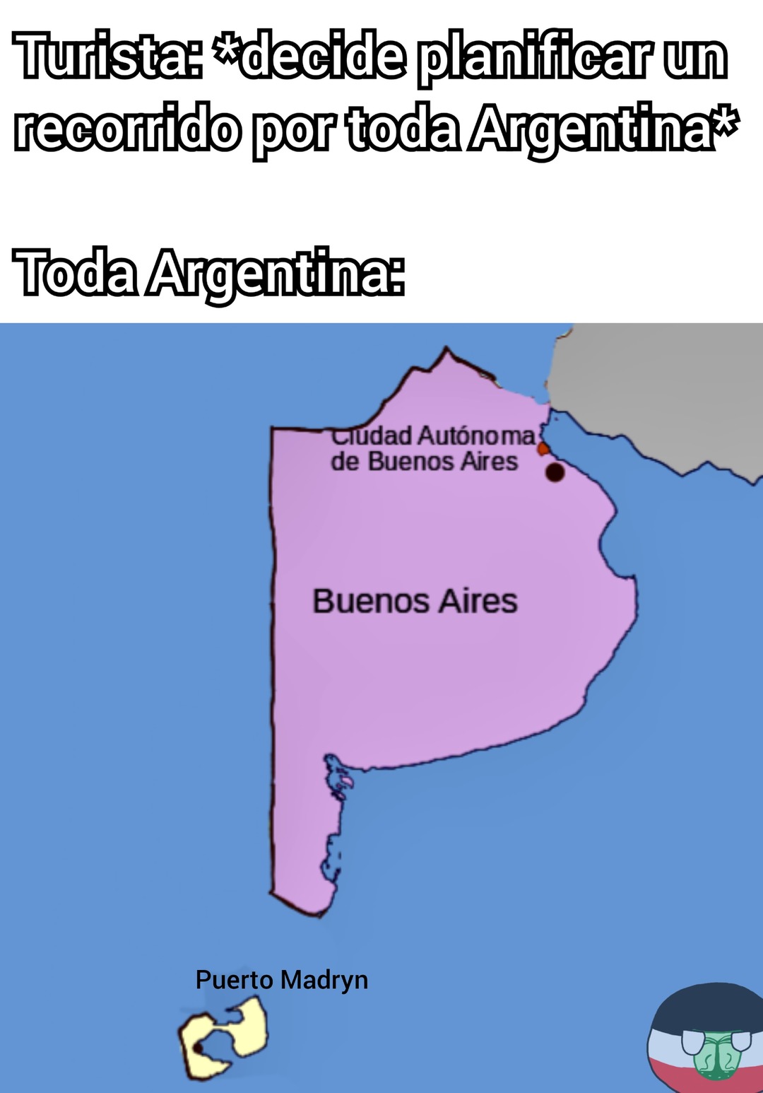 El recorrido en toda Argentina... - meme