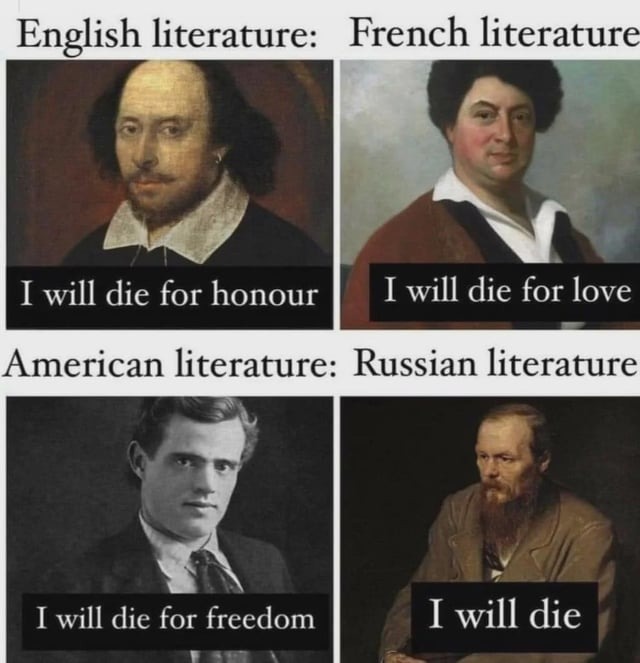 Russian literature - meme