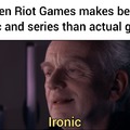 Very ironic