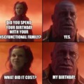 What did it cost? My birthday
