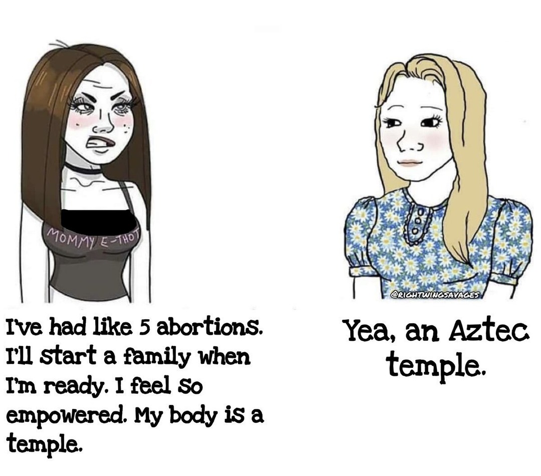 Aztec temple - meme