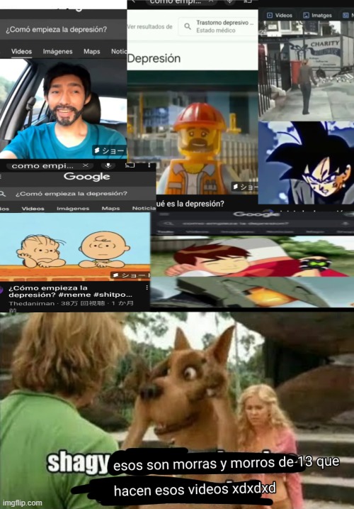 está es mi teoría donde los que hacen esos """"memes"""" en realidad son morras y morros de 13 que creen que por estupideces ya empieza la depresión, solo miren estos pendejos >:(