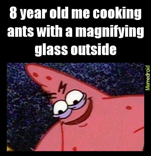 Magnifying glass - meme