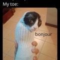 My toe