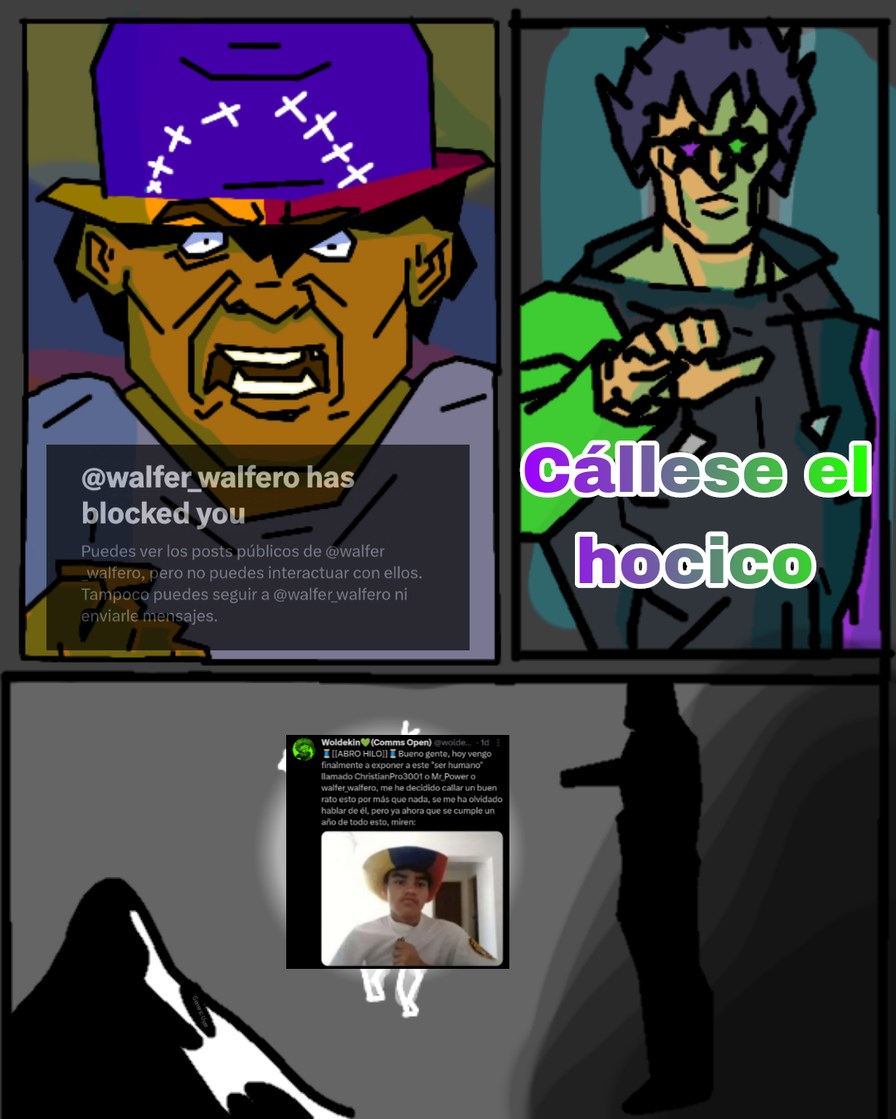 Christiandown expuesto en twittrash - meme