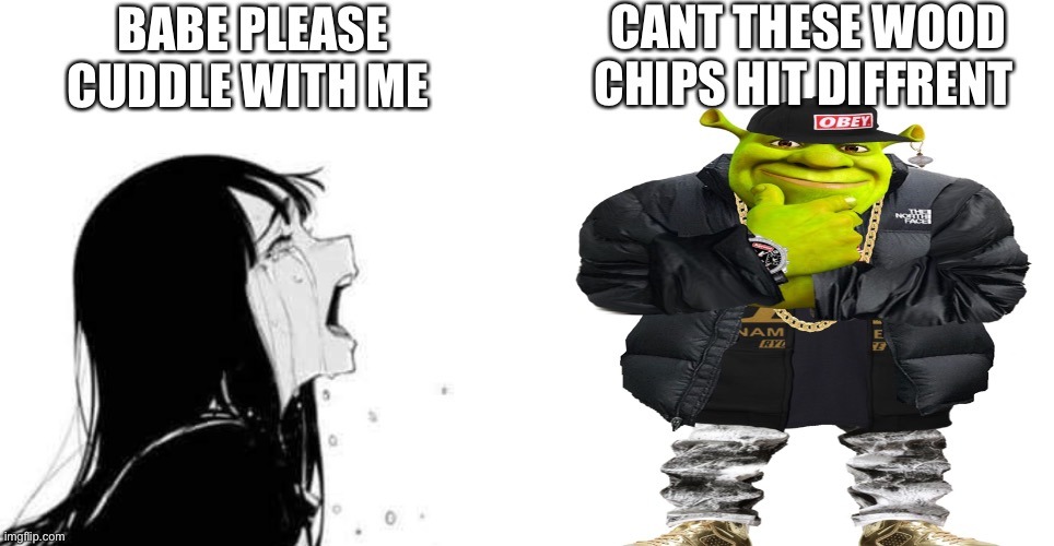 Wood chip. - meme