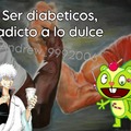 Bueno no está confirmado si nutty es diabetico, pero igual ese personaje es adicto a las cosas dulces al igual que Gintoki