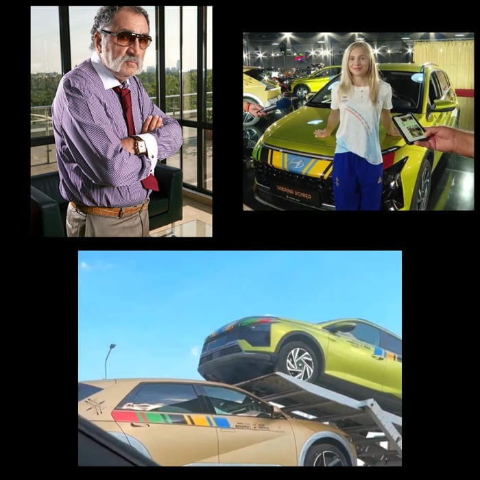 This Romanian billionaire, former tennis player Ion Ţiriac, promised to give a Hyundai Ionia 5 to each athlete who returns home with a medal from the Paris Olympics. He did this with his own money. - meme