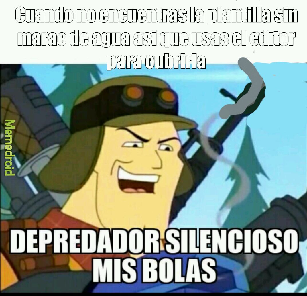 Perdon por las malas palabras y las letras blancas - meme