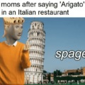 Spagett stonks meme
